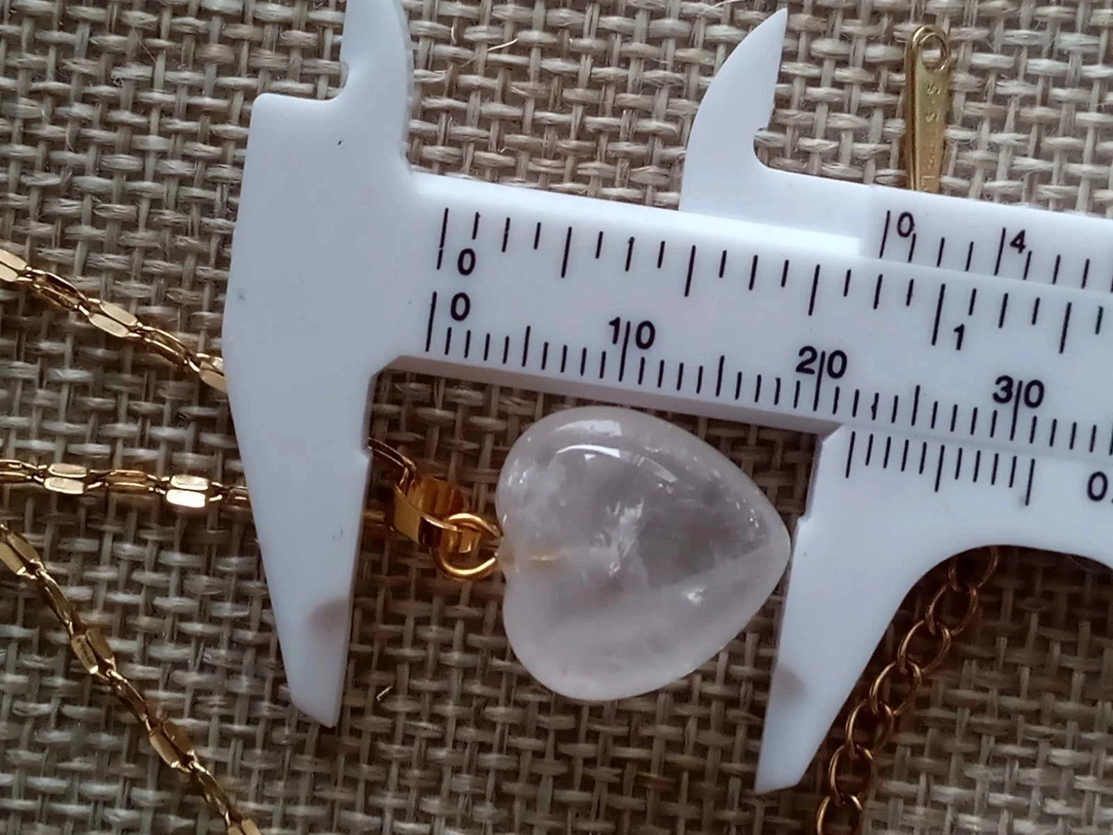 Collier en pierre de Cristal de roche naturellle – photo 4